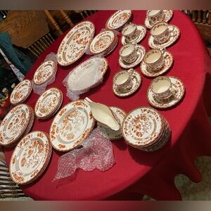 Lot of Copeland by Spode India Tree English Bkstm China Pieces $500 OBO